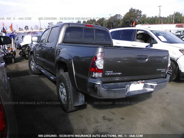 5TFJX4GN7DX024060 - 2013 TOYOTA TACOMA DOUBLE CAB ოქროსფერი ფოტო 3