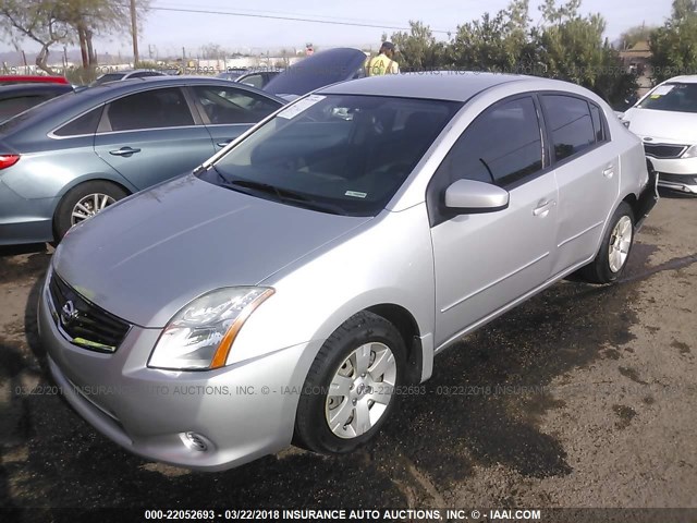 3N1AB6AP9CL664191 - 2012 NISSAN SENTRA 2.0/2.0S/SR/2.0SL SILVER photo 2