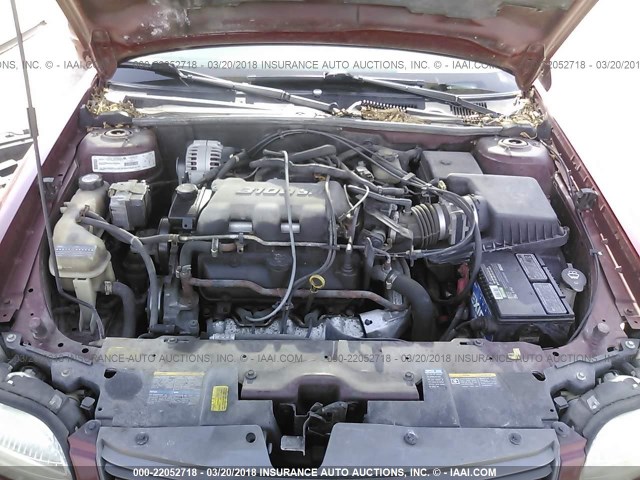 1G1NE52J13M573280 - 2003 CHEVROLET MALIBU LS 红色 照片 10
