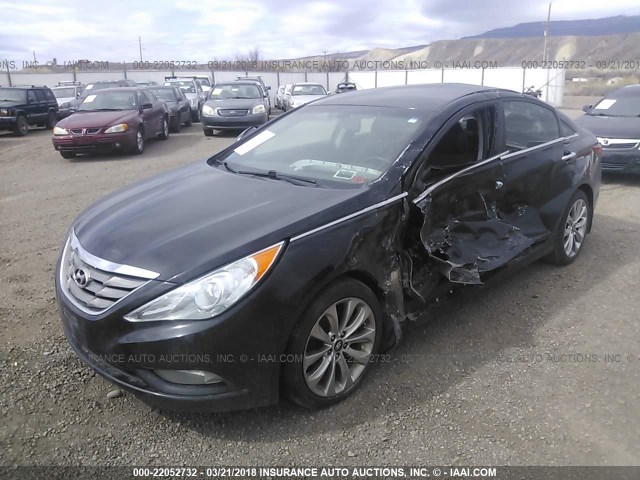 5NPEC4AB6CH463045 - 2012 HYUNDAI SONATA SE/LIMITED BLACK photo 6