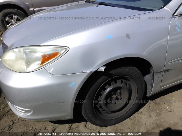4T1BE32K53U132142 - 2003 TOYOTA CAMRY LE/XLE/SE Gümüş foto 6