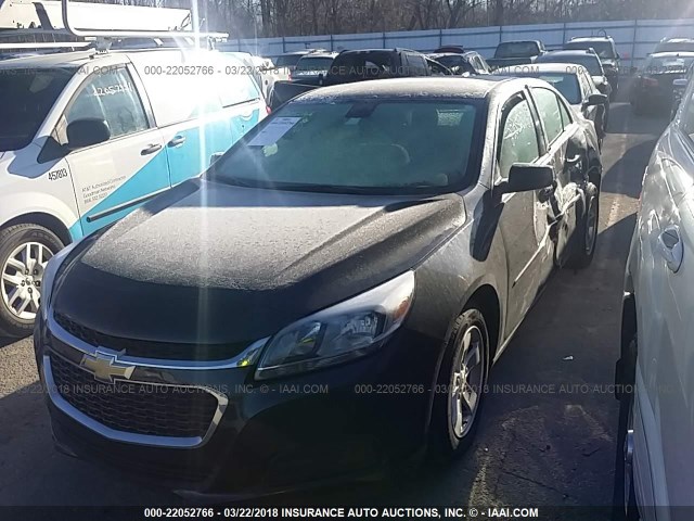 1G11B5SL9FF284133 - 2015 CHEVROLET MALIBU LS 绿色 照片 2