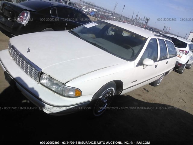 1G1BL8374NW102809 - 1992 CHEVROLET CAPRICE WHITE photo 2