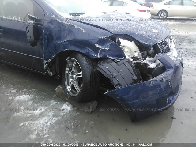 3N1AB61E58L614023 - 2008 NISSAN SENTRA 2.0/2.0S/2.0SL BLUE photo 6