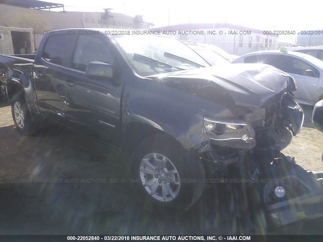 1GCGSCEA8G1125036 - 2016 CHEVROLET COLORADO LT GRAY photo 1