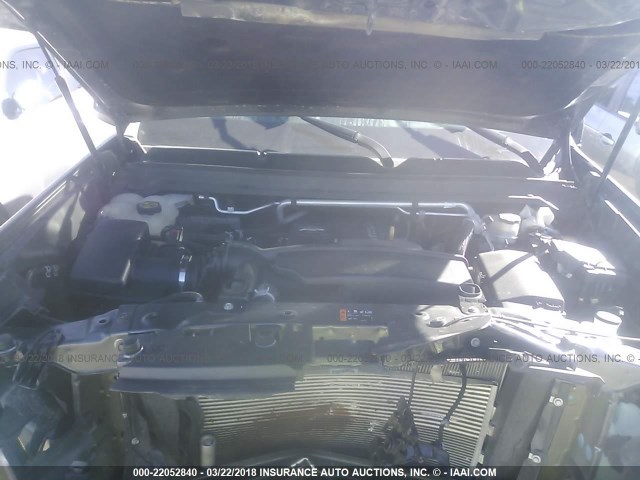 1GCGSCEA8G1125036 - 2016 CHEVROLET COLORADO LT GRAY photo 10