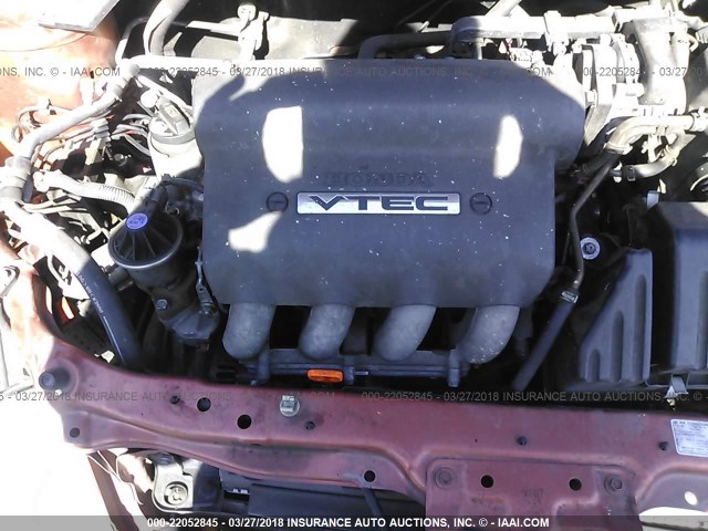 JHMGD38667S016987 - 2007 HONDA FIT S ნარინჯისფერი ფოტო 10