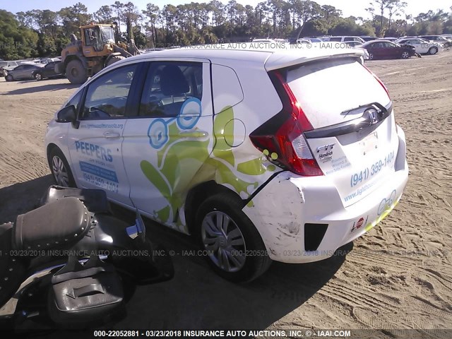 3HGGK5H58FM749013 - 2015 HONDA FIT LX Білий фото 3