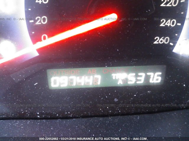 5FNRL386X9B406150 - 2009 HONDA ODYSSEY EXL ნაცრისფერი ფოტო 7