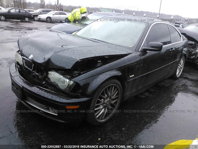 WBABN53422PH01011 - 2002 BMW 330 CI BLACK photo 2