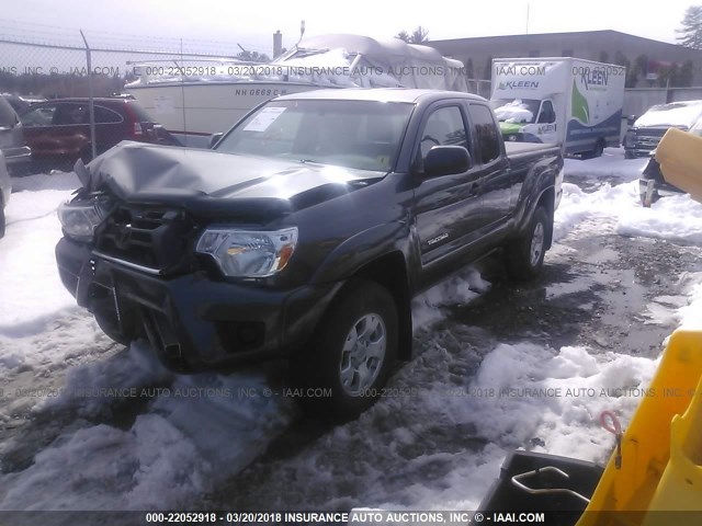 5TFUX4EN9CX010059 - 2012 TOYOTA TACOMA ACCESS CAB Grau Foto 2