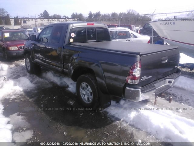 5TFUX4EN9CX010059 - 2012 TOYOTA TACOMA ACCESS CAB Grau Foto 3