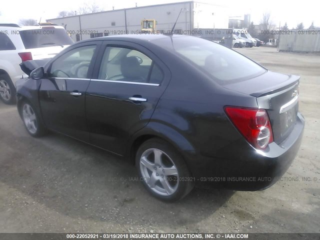 1G1JE5SB7E4190423 - 2014 CHEVROLET SONIC LTZ GRAY photo 3