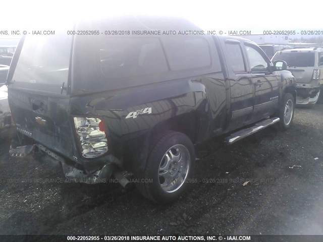 1GCSKTE36AZ288692 - 2010 CHEVROLET SILVERADO K1500 LTZ BLACK photo 4