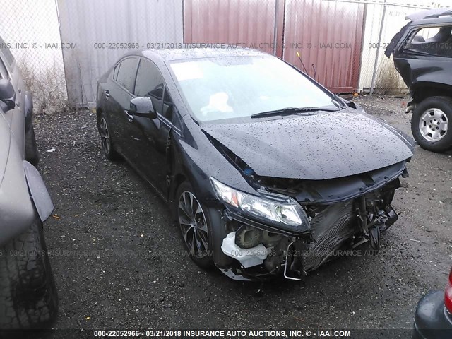 2HGFB6E53DH708645 - 2013 HONDA CIVIC SI BLACK photo 1