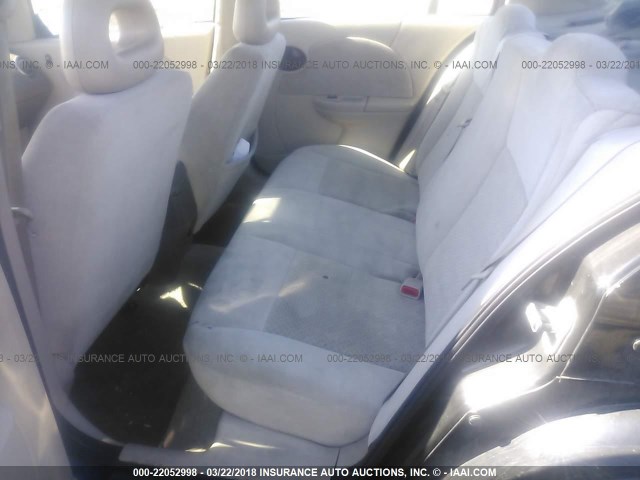 1G8AL55F07Z172616 - 2007 SATURN ION LEVEL 3 BLACK photo 8