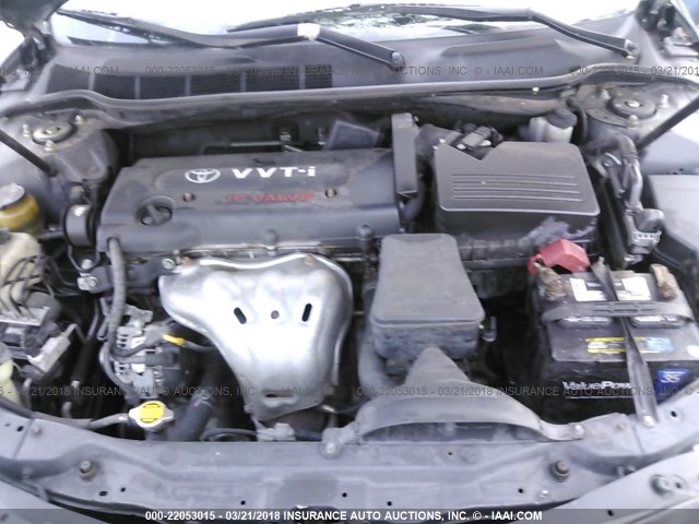 4T1BE46K97U700446 - 2007 TOYOTA CAMRY NEW GENERAT CE/LE/XLE/SE GRAY photo 10