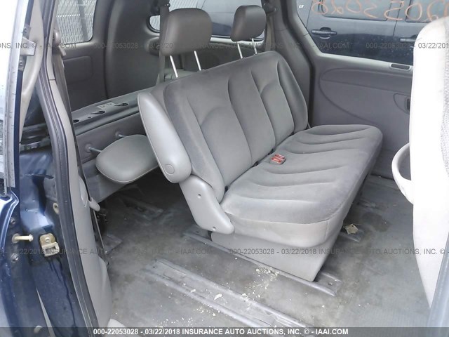 1D4GP24303B136800 - 2003 DODGE GRAND CARAVAN SE BLUE photo 8