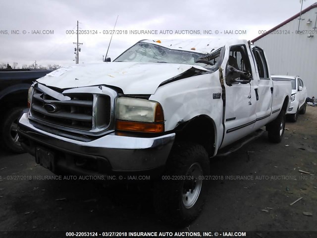 1FTSW31F6XEC24222 - 1999 FORD F350 SRW SUPER DUTY WHITE photo 2