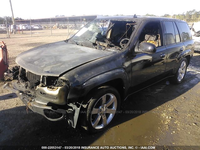 1GNET13H862225372 - 2006 CHEVROLET TRAILBLAZER SS BLACK photo 2