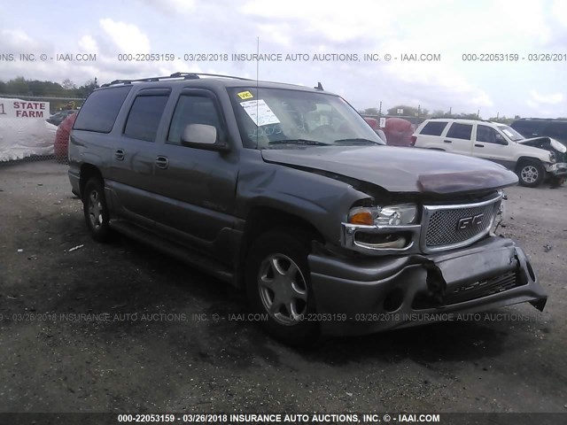 1GKFK66U46J166174 - 2006 GMC YUKON XL DENALI GRAY photo 1