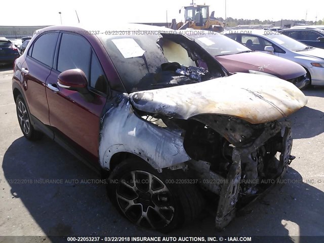 ZFBCFXET3GP363629 - 2016 FIAT 500X TREKKING PLUS RED photo 1