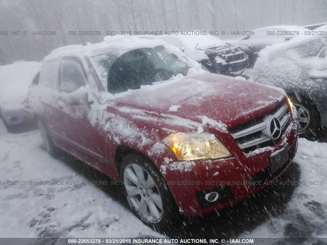 WDCGG8HB8AF328483 - 2010 MERCEDES-BENZ GLK 350 4MATIC 红色 照片 1
