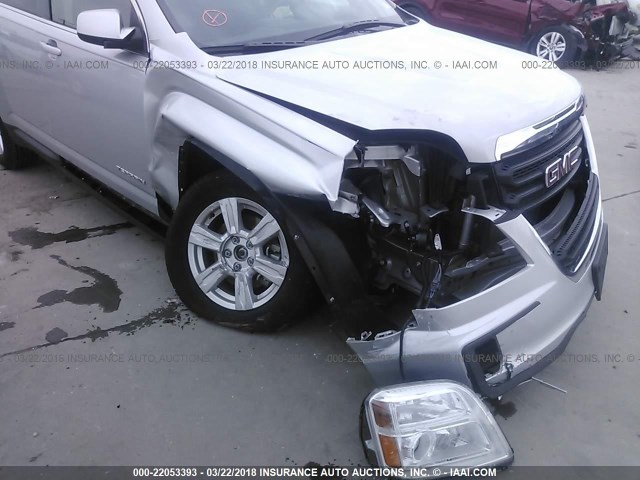 2GKALMEK9G6274705 - 2016 GMC TERRAIN SLE SILVER photo 6