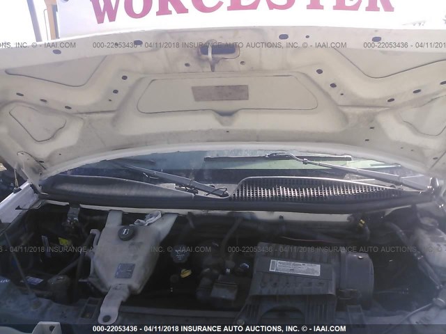 1GBJG31K481186413 - 2008 CHEVROLET EXPRESS G3500  WHITE photo 9