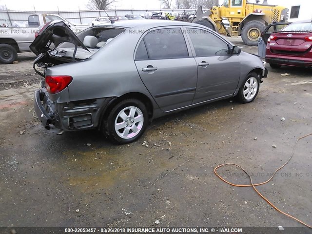 1NXBR32E47Z826325 - 2007 TOYOTA COROLLA CE/LE/S GRAY photo 4