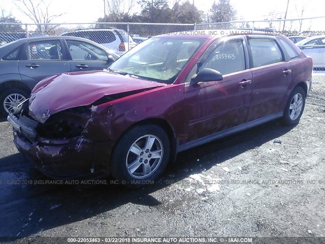 1G1ZT64844F235479 - 2004 CHEVROLET MALIBU MAXX LS RED photo 2