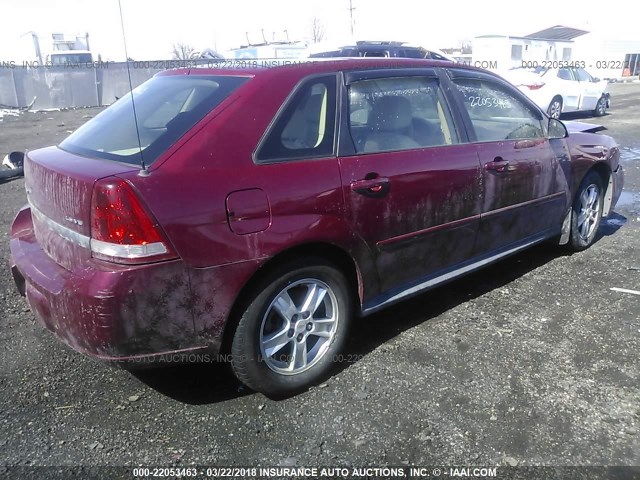 1G1ZT64844F235479 - 2004 CHEVROLET MALIBU MAXX LS RED photo 4