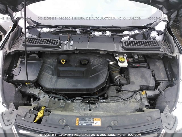 1FMCU9J93FUB22433 - 2015 FORD ESCAPE TITANIUM Gri fotoğraf 10