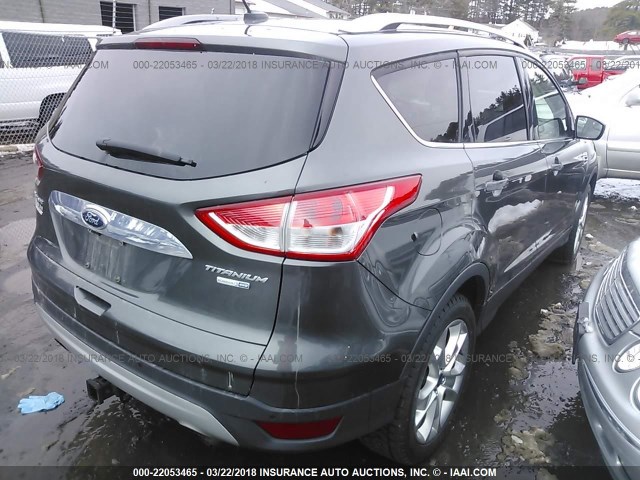 1FMCU9J93FUB22433 - 2015 FORD ESCAPE TITANIUM Gri fotoğraf 4