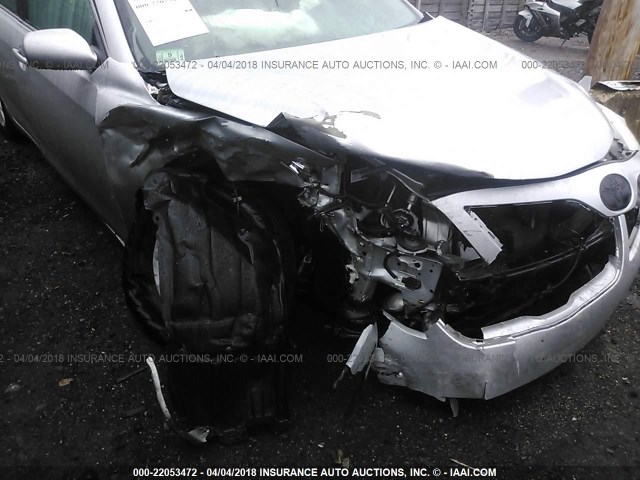 4T4BF3EK5AR048348 - 2010 TOYOTA CAMRY SE/LE/XLE SILVER photo 6