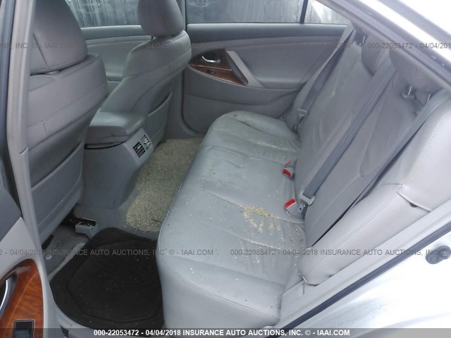 4T4BF3EK5AR048348 - 2010 TOYOTA CAMRY SE/LE/XLE SILVER photo 8