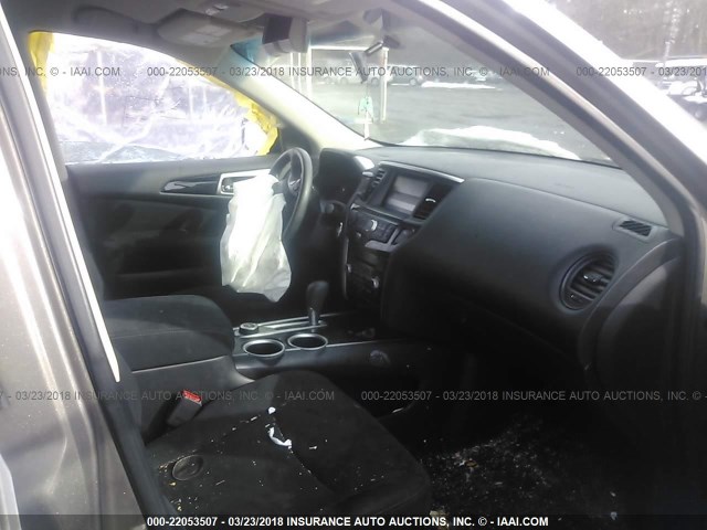 5N1AR2MM5EC664363 - 2014 NISSAN PATHFINDER S/SV/SL/PLATINUM 米色 照片 5