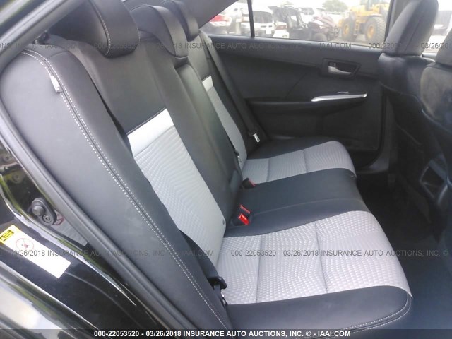 4T1BF1FK8EU471881 - 2014 TOYOTA CAMRY L/SE/LE/XLE BLACK photo 8