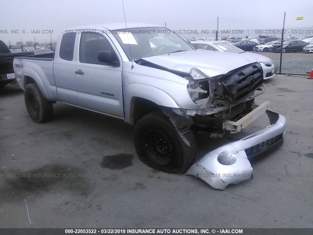 5TETU62N75Z075895 - 2005 TOYOTA TACOMA PRERUNNER ACCESS CAB SILVER photo 1