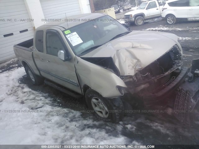 5TBBT44173S426126 - 2003 TOYOTA TUNDRA ACCESS CAB SR5 GOLD photo 1