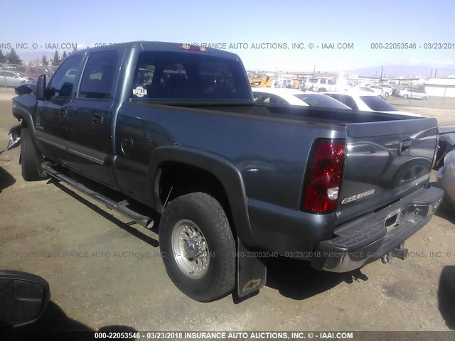 1GCHC23D96F234454 - 2006 CHEVROLET SILVERADO C2500 HEAVY DUTY BLUE photo 3