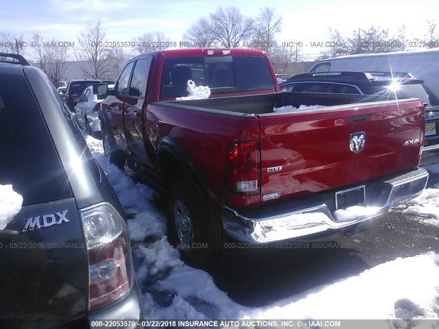 3C6TR5DT3GG378279 - 2016 RAM 2500 SLT RED photo 3