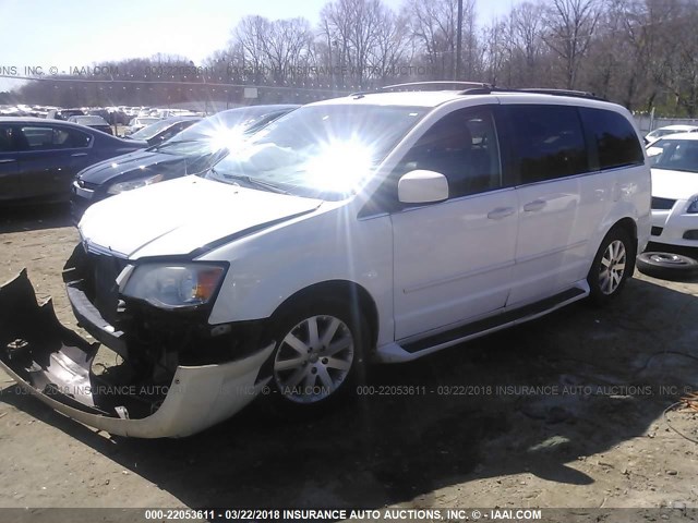 2A8HR54P78R110938 - 2008 CHRYSLER TOWN & COUNTRY TOURING WHITE photo 2