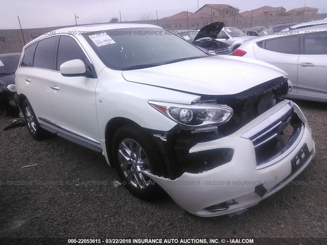 5N1AL0MN9EC520118 - 2014 INFINITI QX60 WHITE photo 1