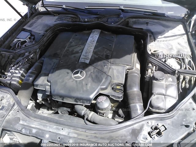 WDBUF70J86A879458 - 2006 MERCEDES-BENZ E 500 GRAY photo 10