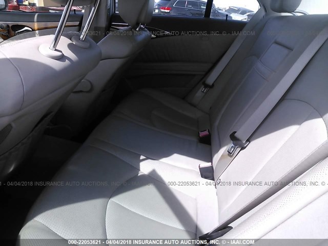 WDBUF70J86A879458 - 2006 MERCEDES-BENZ E 500 GRAY photo 8