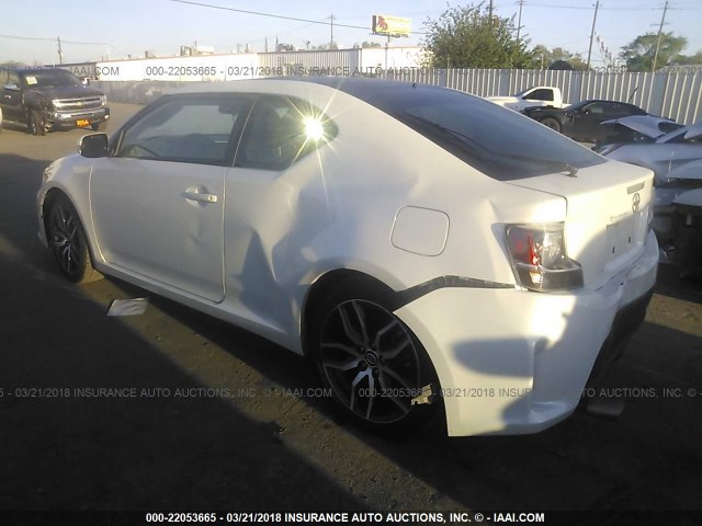 JTKJF5C76GJ024633 - 2016 TOYOTA SCION TC 白色 照片 3