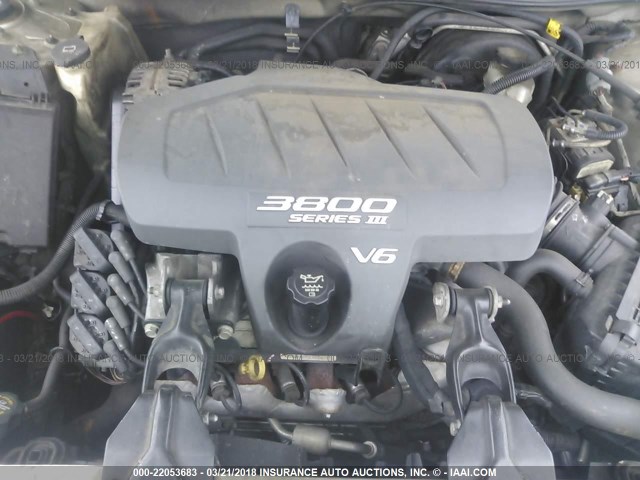 2G2WP522551154897 - 2005 PONTIAC GRAND PRIX SILVER photo 10