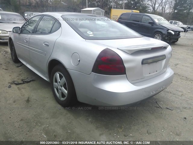 2G2WP522551154897 - 2005 PONTIAC GRAND PRIX SILVER photo 3