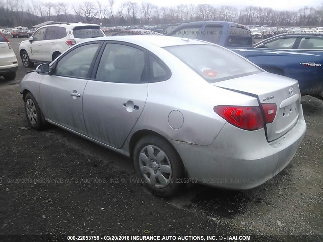 KMHDU46D88U343792 - 2008 HYUNDAI ELANTRA GLS/SE/LIMITED GRAY photo 3